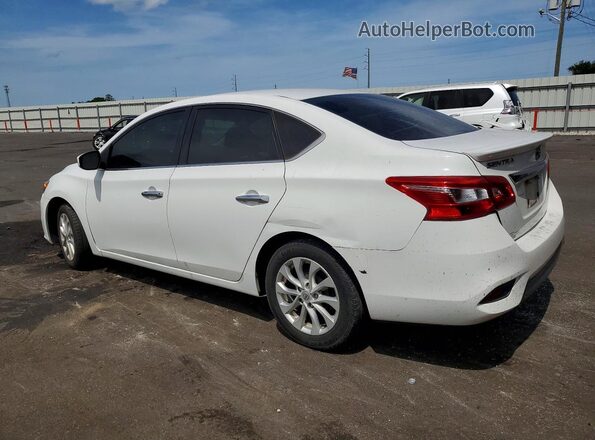 3N1AB7AP0KY218146 2019 NISSAN SENTRA White უკანა მარცხენა