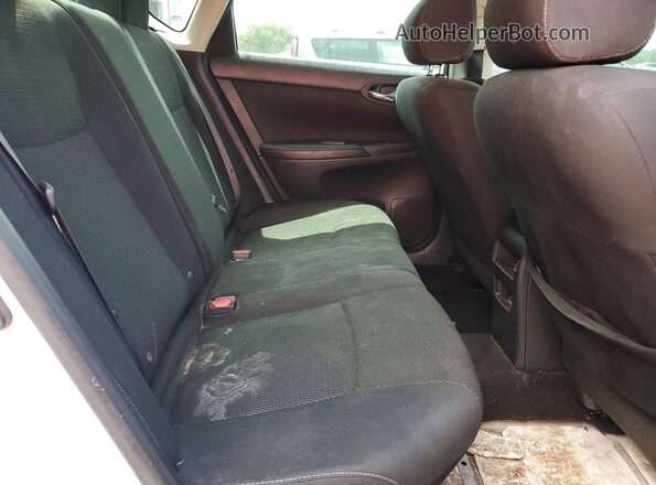 3N1AB7AP0KY218146 2019 NISSAN SENTRA Белый Вид задних сидений