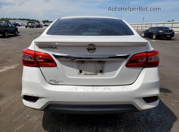 3N1AB7AP0KY218146 2019 NISSAN SENTRA Белый Вид сзади