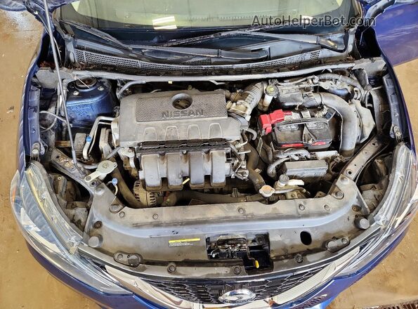 3N1AB7AP0KY219345 2019 NISSAN SENTRA Blue 