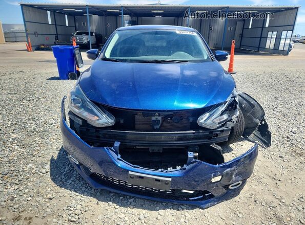 3N1AB7AP0KY240924 2019 NISSAN SENTRA Blue Vista frontal