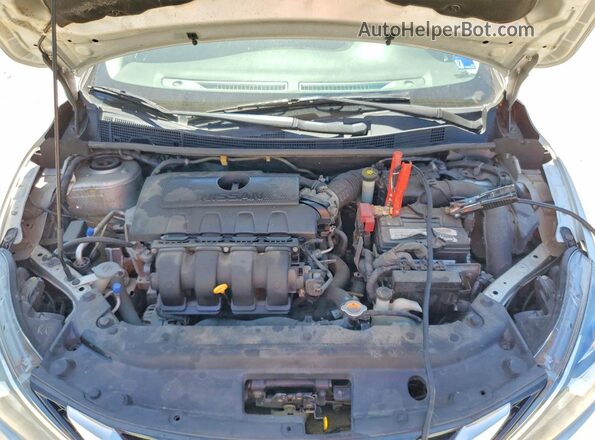 3N1AB7AP0KY250546 2019 NISSAN SENTRA Silver Widok wnętrza z tyłu