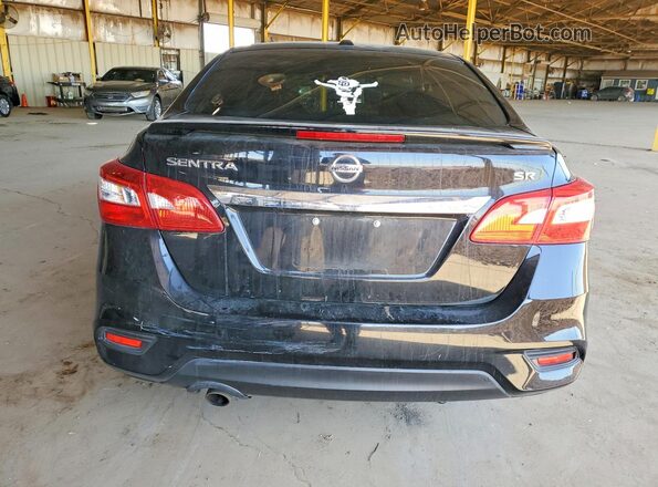 3N1AB7AP0KY251230 2019 NISSAN SENTRA Black უკანა ხედი