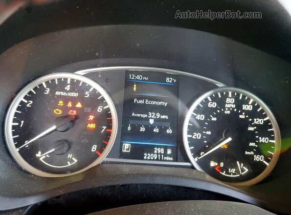 3N1AB7AP0KY251230 2019 NISSAN SENTRA Black ხელსაწყოთა პანელის ხედი