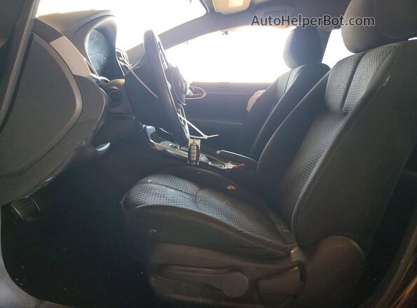 3N1AB7AP0KY251230 2019 NISSAN SENTRA Black წინა სალონის ხედი