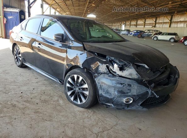 3N1AB7AP0KY251230 2019 NISSAN SENTRA Black წინა მარჯვენა