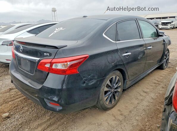 3N1AB7AP0KY251230 2019 NISSAN SENTRA Black უკანა მარჯვენა