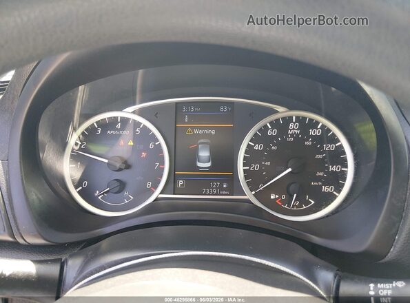 3N1AB7AP0KY259747 2019 NISSAN SENTRA Gray Vista de los asientos traseros