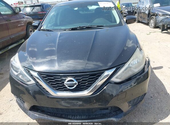 3N1AB7AP0KY271736 2019 NISSAN SENTRA Черный Вид задней части салона