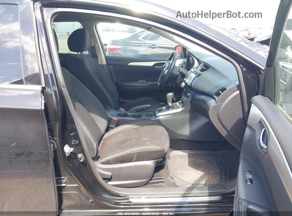 3N1AB7AP0KY271736 2019 NISSAN SENTRA Черный Вид салона спереди