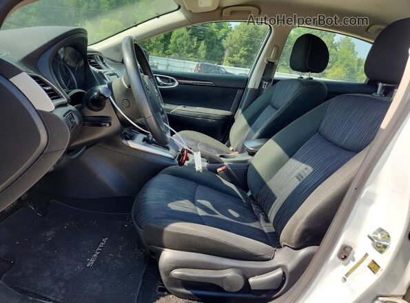 3N1AB7AP0KY278654 2019 NISSAN SENTRA White Vista interior delantera