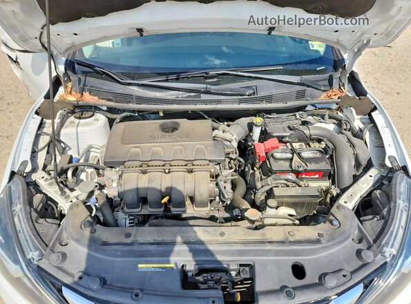 3N1AB7AP0KY278654 2019 NISSAN SENTRA White Vista interior trasera