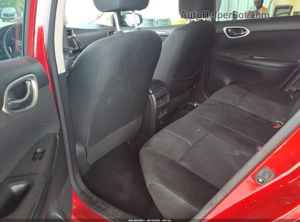 3N1AB7AP0KY292733 2019 NISSAN SENTRA Red Vista de la etiqueta del VIN