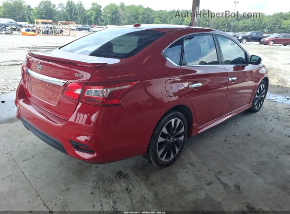 3N1AB7AP0KY292733 2019 NISSAN SENTRA Red Trasero derecho