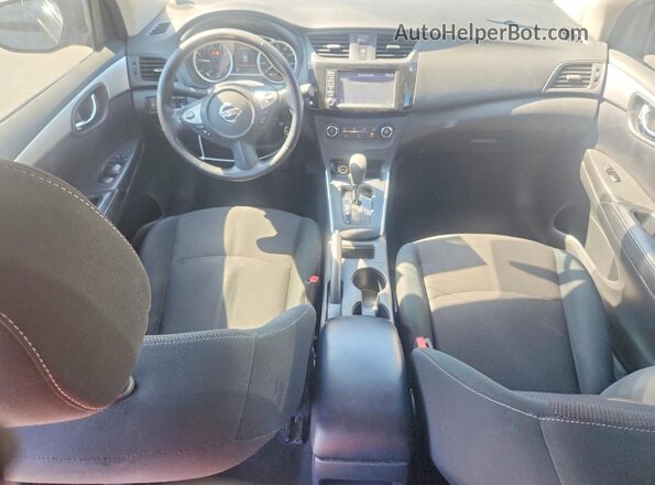 3N1AB7AP0KY312107 2019 NISSAN SENTRA Black წინა პანელის ხედი