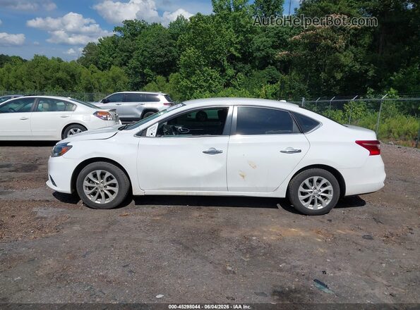 3N1AB7AP0KY312561 2019 NISSAN SENTRA White 360 interior view