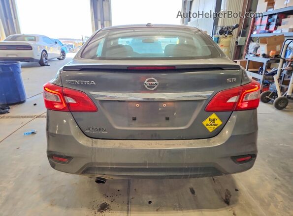 3N1AB7AP0KY330915 2019 NISSAN SENTRA Gray Հետևի տեսք