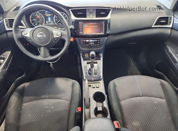 3N1AB7AP0KY330915 2019 NISSAN SENTRA Gray Առջևի վահանակի տեսք