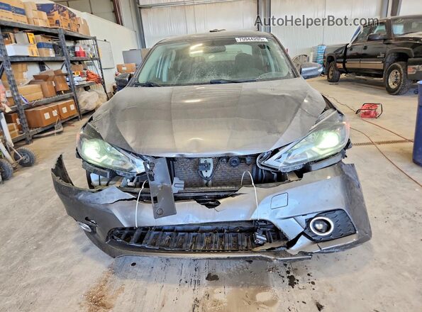 3N1AB7AP0KY330915 2019 NISSAN SENTRA Gray Դիմացի տեսք
