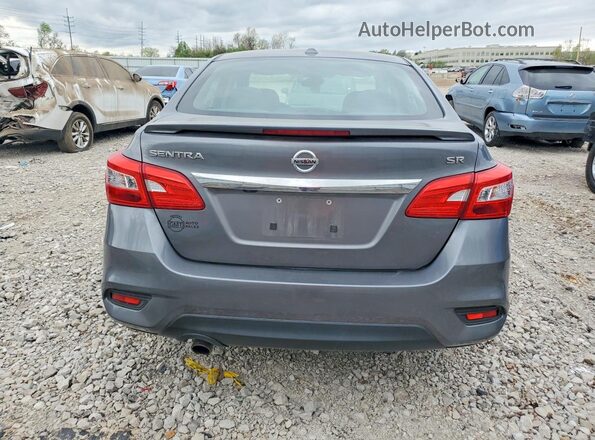 3N1AB7AP0KY351781 2019 NISSAN SENTRA Gray Widok z tyłu