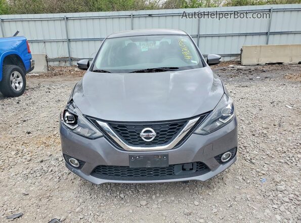 3N1AB7AP0KY351781 2019 NISSAN SENTRA Gray Widok z przodu