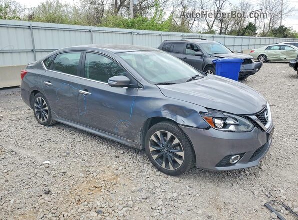 3N1AB7AP0KY351781 2019 NISSAN SENTRA Gray Przód prawy