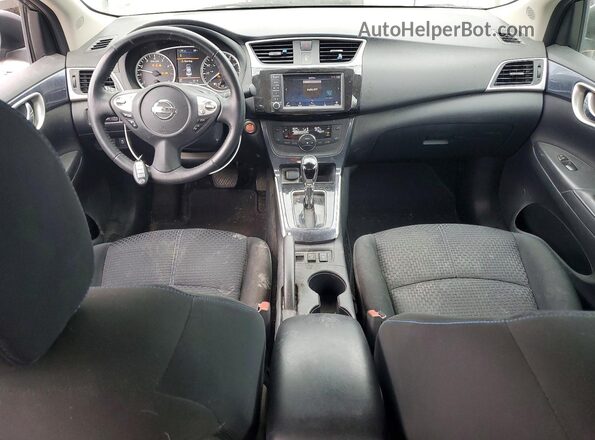 3N1AB7AP0KY351781 2019 NISSAN SENTRA Gray Widok deski rozdzielczej