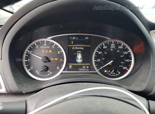 3N1AB7AP0KY351781 2019 NISSAN SENTRA Gray Widok zestawu wskaźników