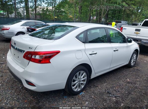 3N1AB7AP0KY355894 2019 NISSAN SENTRA White Задня права чверть
