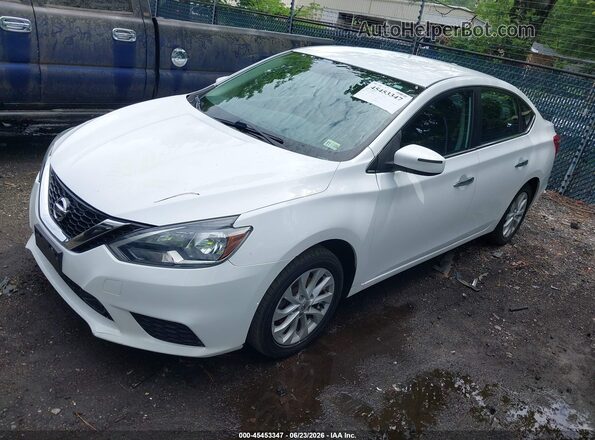 3N1AB7AP0KY355894 2019 NISSAN SENTRA White Передня ліва чверть