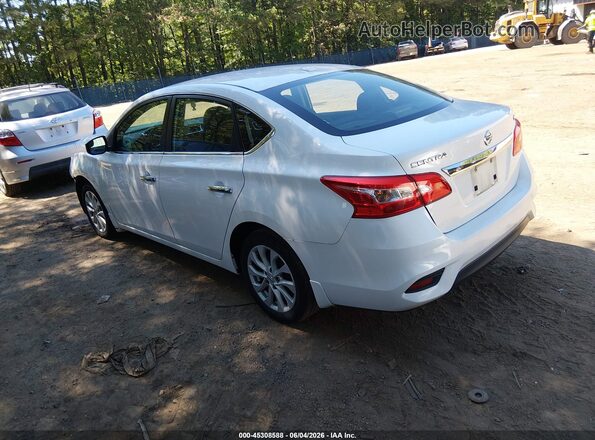 3N1AB7AP0KY365695 2019 NISSAN SENTRA White უკანა მარცხენა