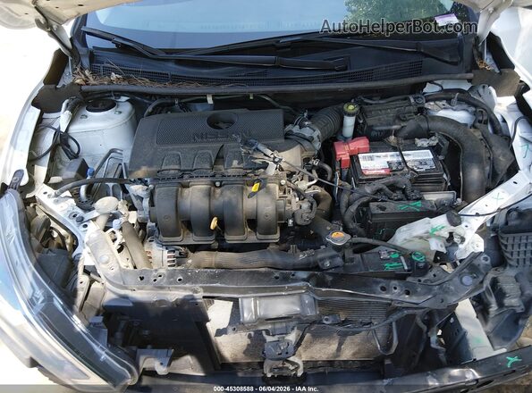 3N1AB7AP0KY365695 2019 NISSAN SENTRA White უკანა ხედი