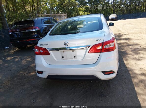3N1AB7AP0KY365695 2019 NISSAN SENTRA White 
