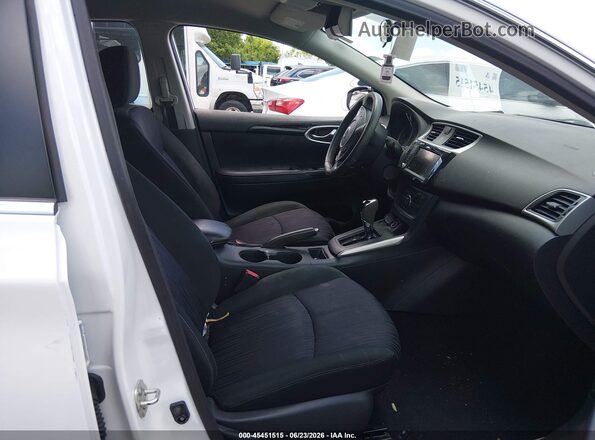 3N1AB7AP0KY376339 2019 NISSAN SENTRA White Սալոնի դիմացի տեսք