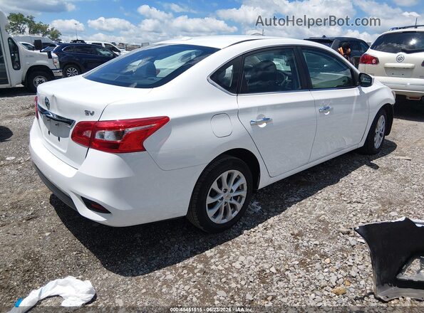 3N1AB7AP0KY376339 2019 NISSAN SENTRA White Հետևի աջ