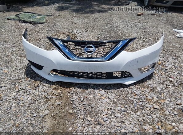3N1AB7AP0KY376339 2019 NISSAN SENTRA White Սարքավորումների վահանակի տեսք