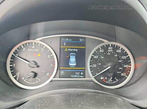3N1AB7AP0KY388281 2019 NISSAN SENTRA Blue Widok zestawu wskaźników
