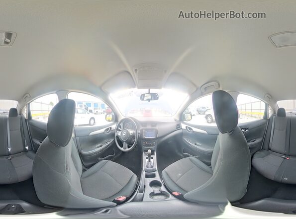 3N1AB7AP0KY388281 2019 NISSAN SENTRA Blue Widok wnętrza 360 stopni