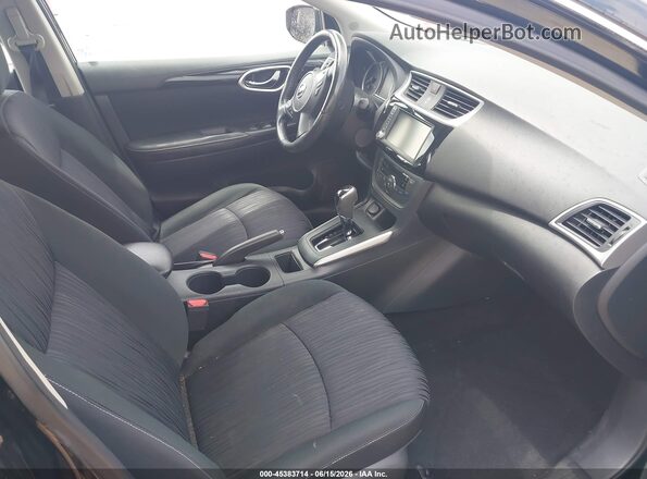 3N1AB7AP0KY394078 2019 NISSAN SENTRA Черный Вид салона спереди