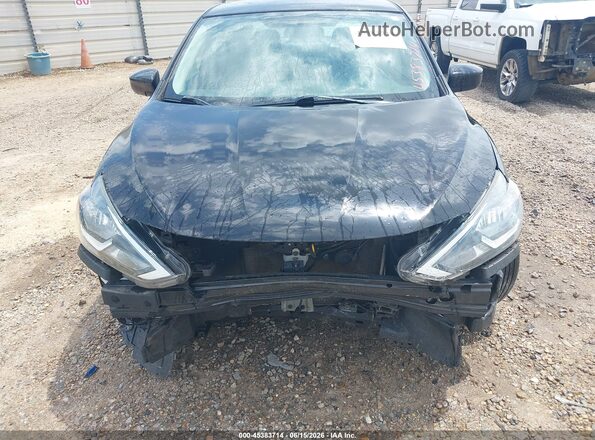 3N1AB7AP0KY394078 2019 NISSAN SENTRA Черный Вид щитка приборов