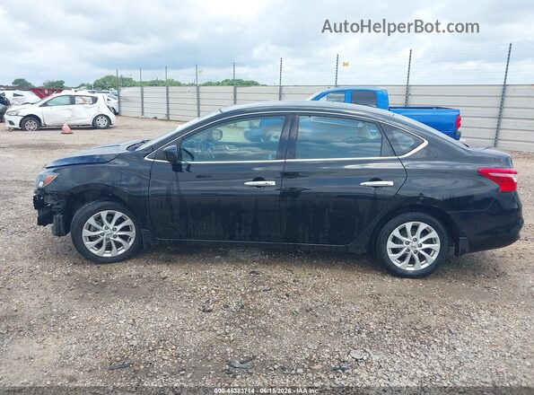 3N1AB7AP0KY394078 2019 NISSAN SENTRA Черный Панорамный вид салона 360°