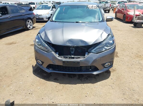 3N1AB7AP0KY394534 2019 NISSAN SENTRA Gray Դիմացի տեսք