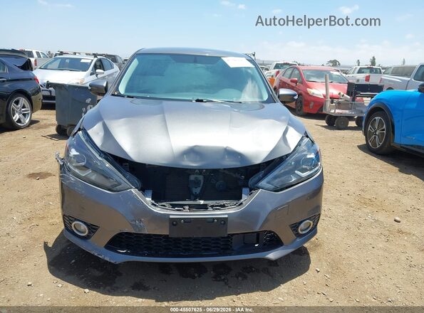 3N1AB7AP0KY394534 2019 NISSAN SENTRA Gray Սալոնի հետևի տեսք