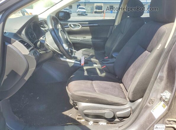 3N1AB7AP0KY400820 2019 NISSAN SENTRA Silver Front interior view