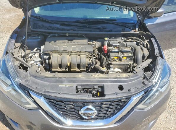 3N1AB7AP0KY400820 2019 NISSAN SENTRA Silver Rear interior view