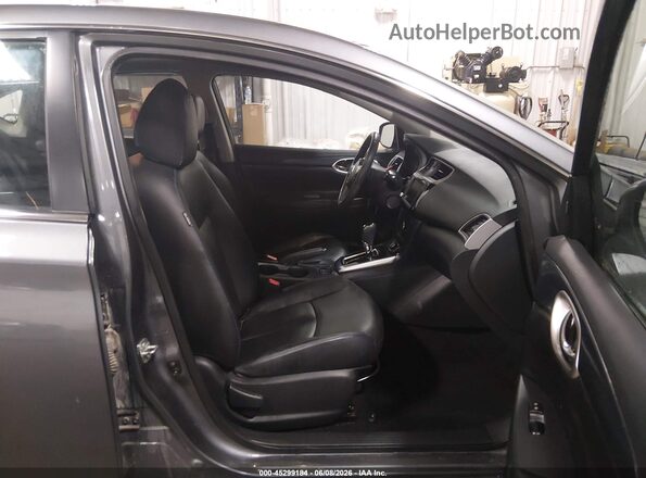 3N1AB7AP0KY403264 2019 NISSAN SENTRA Золотой Вид салона спереди