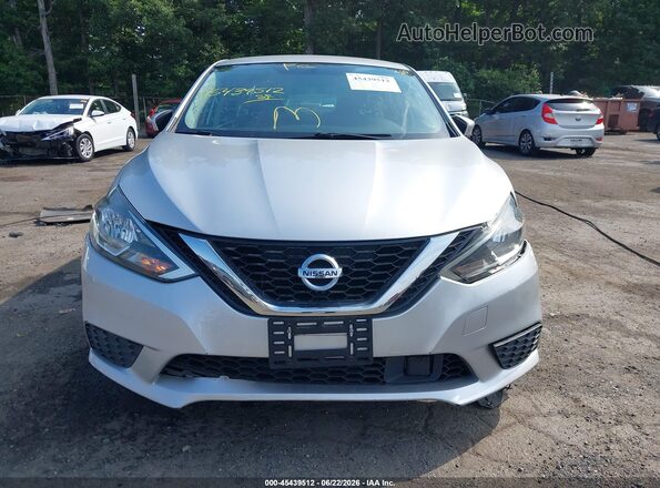 3N1AB7AP0KY413504 2019 NISSAN SENTRA Silver Սարքավորումների վահանակի տեսք