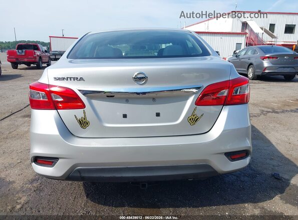 3N1AB7AP0KY413504 2019 NISSAN SENTRA Silver 