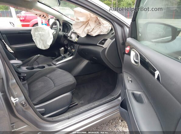 3N1AB7AP0KY418394 2019 NISSAN SENTRA Серый Вид салона спереди