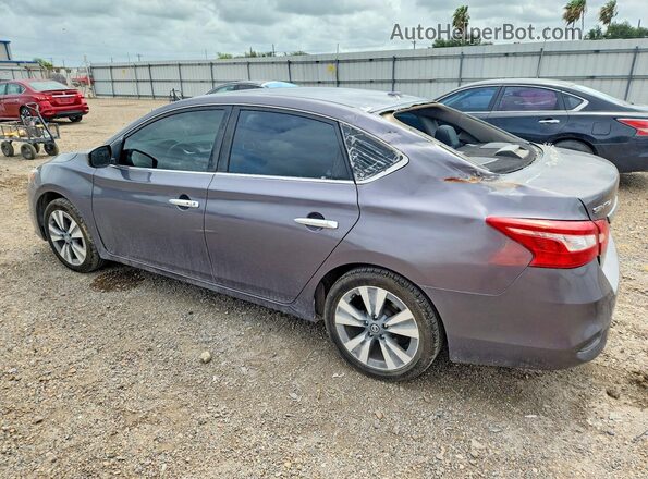 3N1AB7AP0KY436166 2019 NISSAN SENTRA Gray Rear left